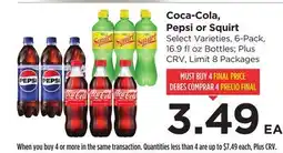 Food 4 Less Coca-Cola, Pepsi or Squirt offer