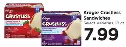 Food 4 Less Kroger Crustless Sandwiches offer