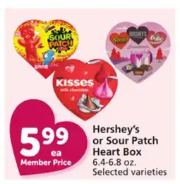 Pavilions Hershey's or Sour Patch Heart Box offer
