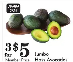 Pavilions Jumbo Hass Avocados offer