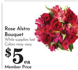 Pavilions Rose Alstro Bouquet offer