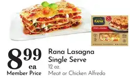 Pavilions Rana Lasagna Single Serve offer
