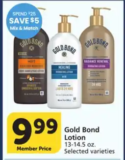 Pavilions Gold Bond Lotion offer