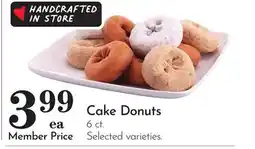 Pavilions Cake Donuts offer