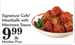 Pavilions Signature Cafe Meatballs with Marinara Sauce offer