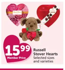 Pavilions Russell Stover Hearts offer
