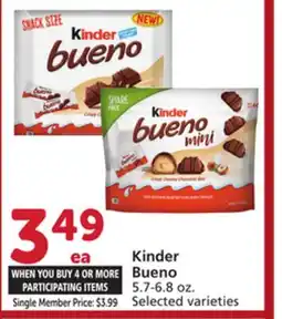 Albertsons Kinder Bueno offer