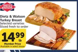 Albertsons Dietz & Watson Turkey Breast offer