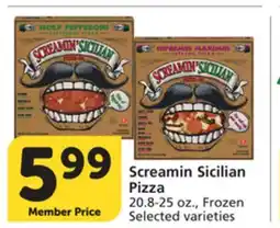 Albertsons Screamin Sicilian Pizza offer