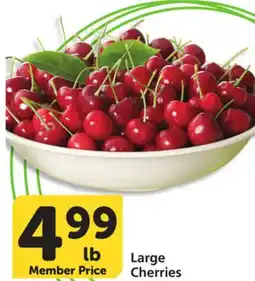 Albertsons Large Cherries offer