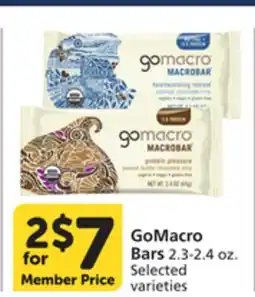 Albertsons GoMacro Bars offer