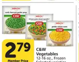 Albertsons C & W Vegetables offer