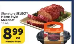Vons Signature SELECT Home Style Meatloaf offer