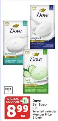 Vons Dove Bar Soap offer