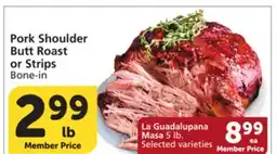 Vons Pork Shoulder Butt Roast or Strips offer