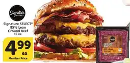 Vons Signature SELECT 85% Lean Ground Beef offer