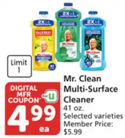 Vons Mr. Clean Multi-Surface Cleaner offer