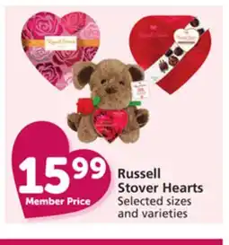 Vons Russell Stover Hearts offer