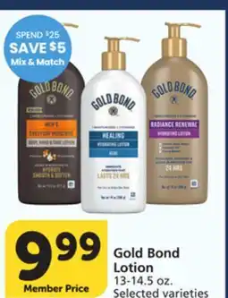 Vons Gold Bond Lotion offer