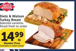 Vons Dietz & Watson Turkey Breast offer