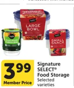 Vons Signature SELECT Food Storage offer