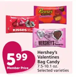 Vons Hershey's Valentines Bag Candy offer