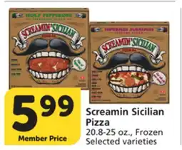 Vons Screamin Sicilian Pizza offer