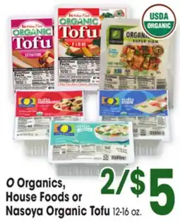 Jewel-Osco O Organics, House Foods or Nasoya Organic Tofu offer