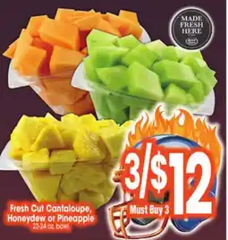Jewel-Osco Fresh Cut Cantaloupe, Honeydew or Pineapple offer