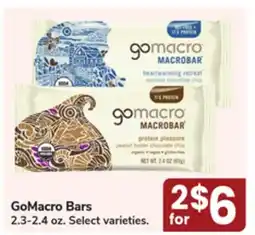 Jewel-Osco GoMacro Bars offer