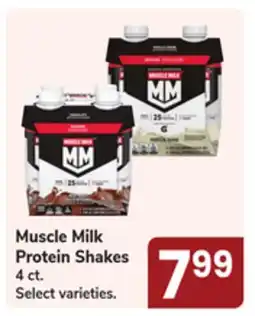 Jewel-Osco Muscle Milk Protein Shakes offer
