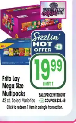 Jewel-Osco Frito Lay Mega Size Multipacks offer