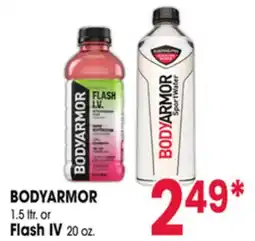 Jewel-Osco BODYARMOR 1.5 ltr. or Flash IV 20 oz offer