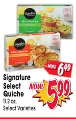 Jewel-Osco Signature Select Quiche offer