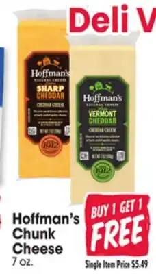 Jewel-Osco Hoffman's Chunk Cheese offer