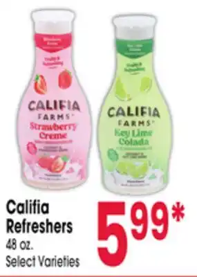 Jewel-Osco Califia Refreshers offer