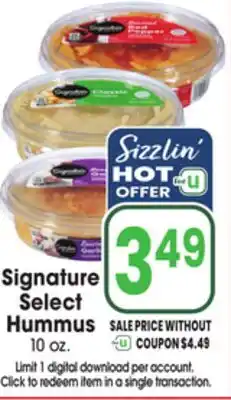 Jewel-Osco Signature Select Hummus offer