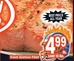 Jewel-Osco Fresh Salmon Fillet offer