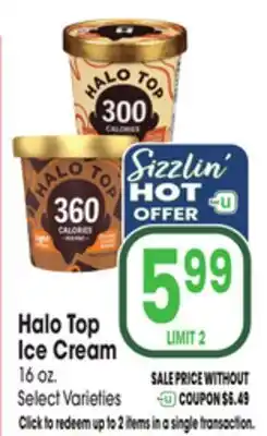 Jewel-Osco Halo Top Ice Cream offer