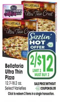 Jewel-Osco Bellatoria Ultra Thin Pizza offer