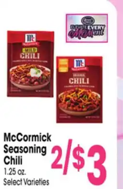 Jewel-Osco McCormick Seasoning Chili offer