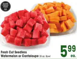 Jewel-Osco Fresh Cut Seedless Watermelon or Cantaloupe offer