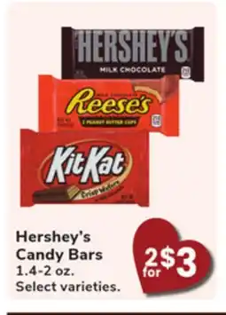 Jewel-Osco Hershey's Candy Bars offer