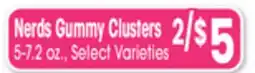 Jewel-Osco Nerds Gummy Clusters offer