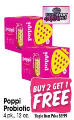 Jewel-Osco Poppi Probiotic offer