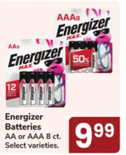 Jewel-Osco Energizer Batteries offer