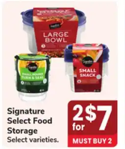 Jewel-Osco Signature Select Food Storage offer