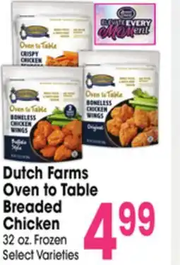 Jewel-Osco Dutch Farms Oven to Table Breaded Chicken offer