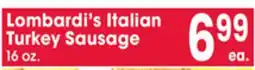 Jewel-Osco Lombardi's Italian Turkey Sausage offer