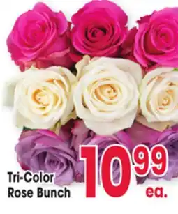 Jewel-Osco Tri-Color Rose Bunch offer